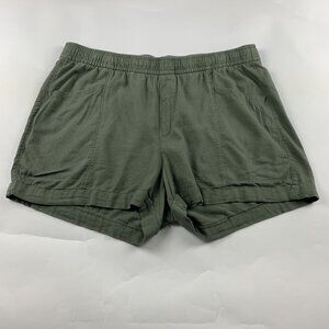 Old Navy Arugula Linen Blend Pull On Shorts XL